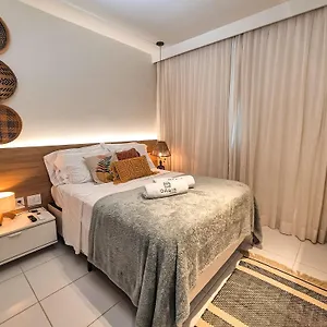 Flat Luxo Oasis Do Mana 350m Da Praia, Polo Aquatico-2qts, 2gar Apartamento Pôrto das Galinhas